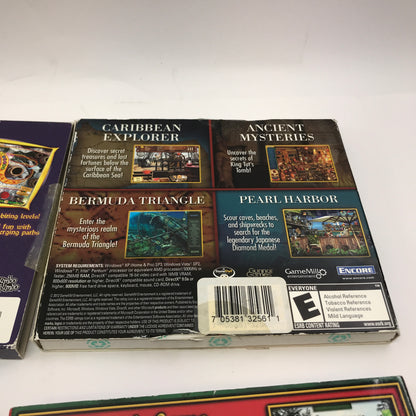 Lot of 9 Find-It, Multi-Game Packs for PC [Luxor, Mahjongg, Atari2600 and More]