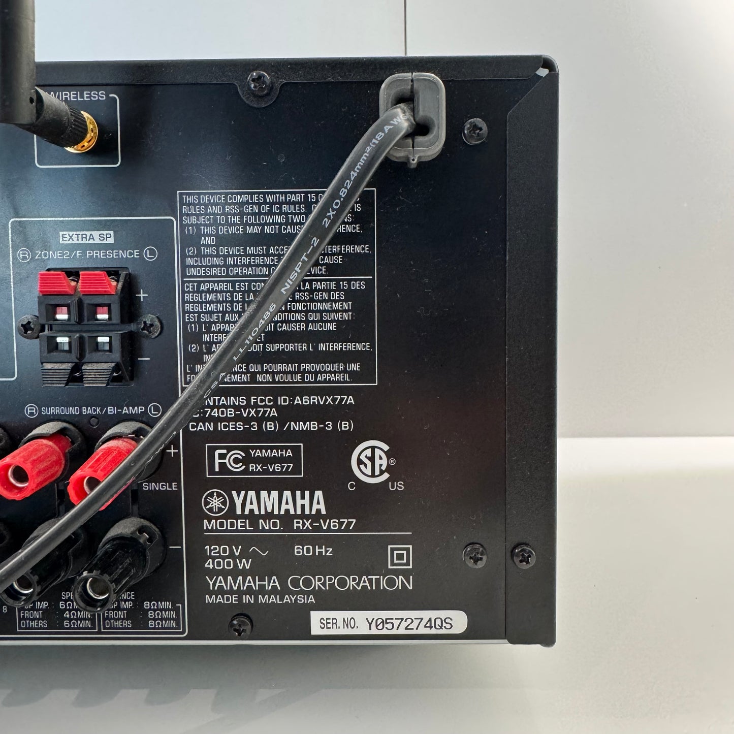 Yamaha RX-V677 AV Receiver