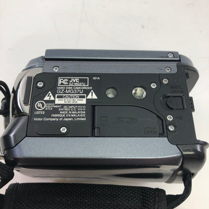 Broken JVC EVERIO GZ-MG37U Hard Disk Camcorder No Battery Parts Only