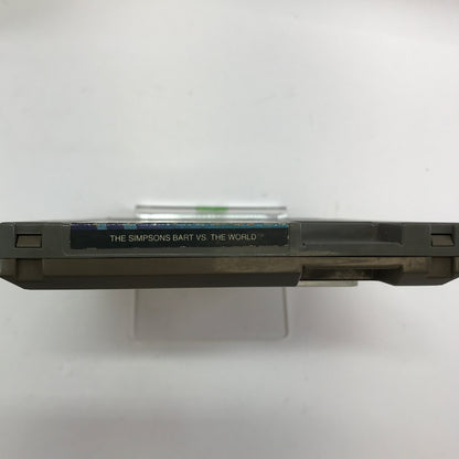 The Simpsons Bart vs the World (Nintendo NES, 1991) CIB w Dust Sleeve