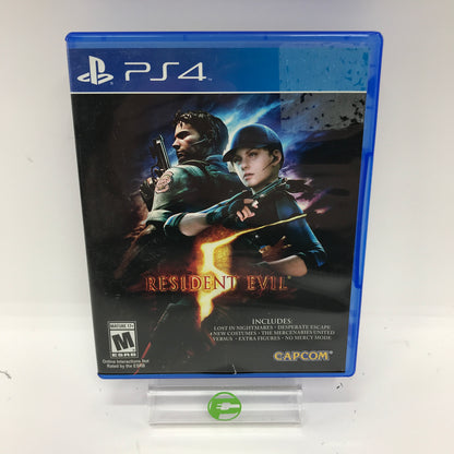 Resident Evil 5 (Sony PlayStation 4 PS4, 2016) With Original Box