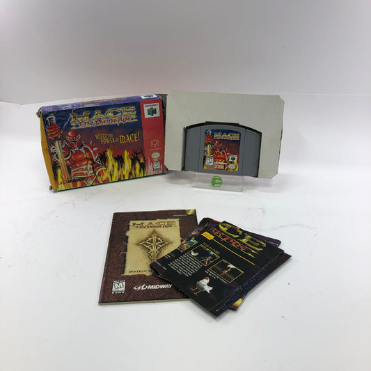 Mace Dark Age (Nintendo 64 N64, 1997) CIB w Poster
