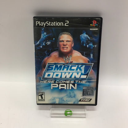 WWE Smackdown Here Comes the Pain (Sony PlayStation 2 PS2, 2003) CIB w Manual