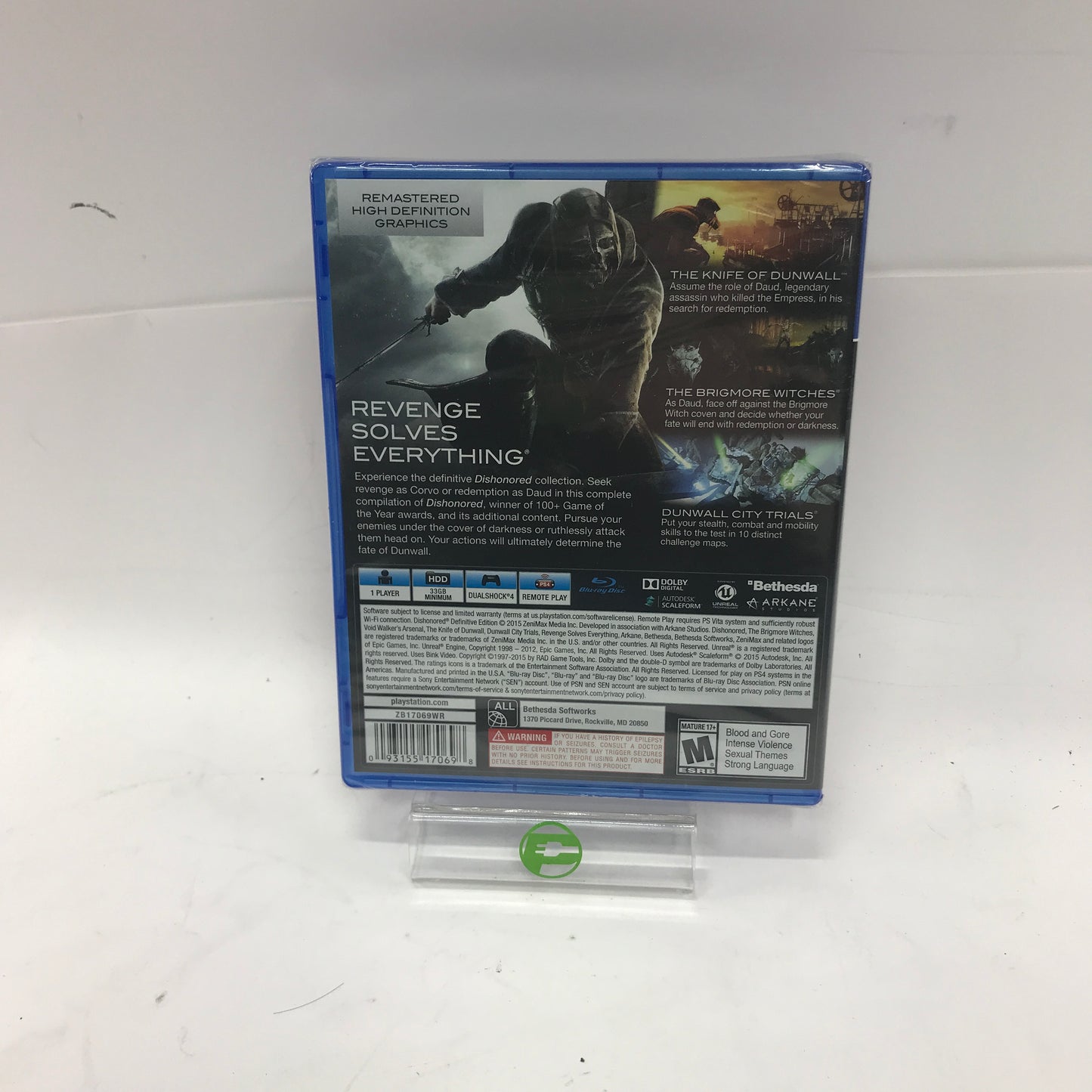 New Dishonored [Definitive Edition](Sony PlayStation 4 PS4, 2015) Factory Sealed