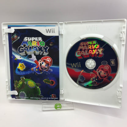 Super Mario Galaxy (Nintendo Wii, 2007) Complete in Original Box w/ Manual, CIB