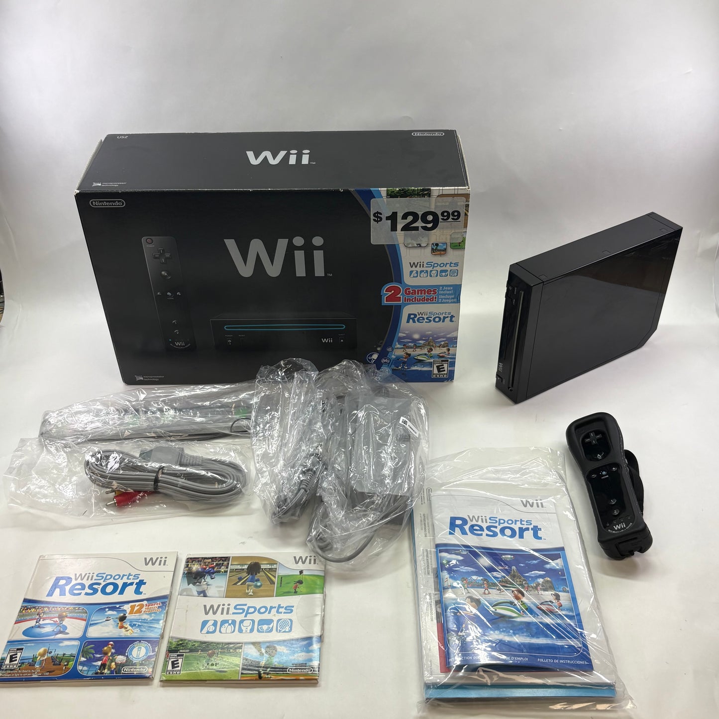 Nintendo Wii Console Gaming System RVL-001 Black