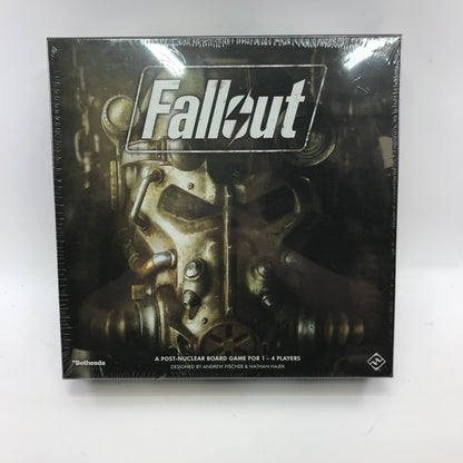 New Fallout A Post-Nuclear Board Game for 1-4 Players Factory Sealed