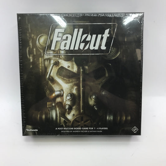 New Fallout A Post-Nuclear Board Game for 1-4 Players Factory Sealed
