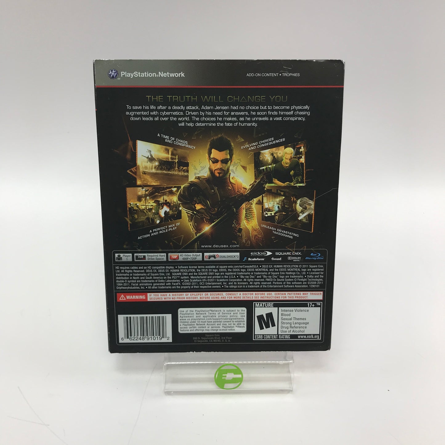 New Deus Ex: Human Revolution (Sony PlayStation 3 PS3, 2011) Factory Sealed