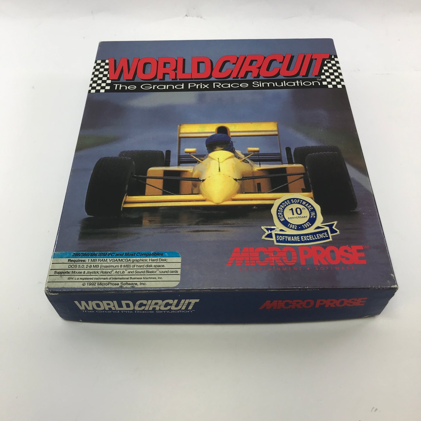 WorldCircuit The Grand Prix Race Simulation (PC, 1992) CIB