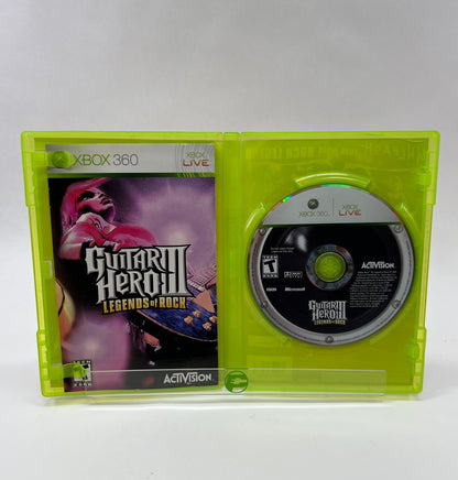 Guitar Hero III Legends of Rock (Microsoft Xbox 360, 2007)