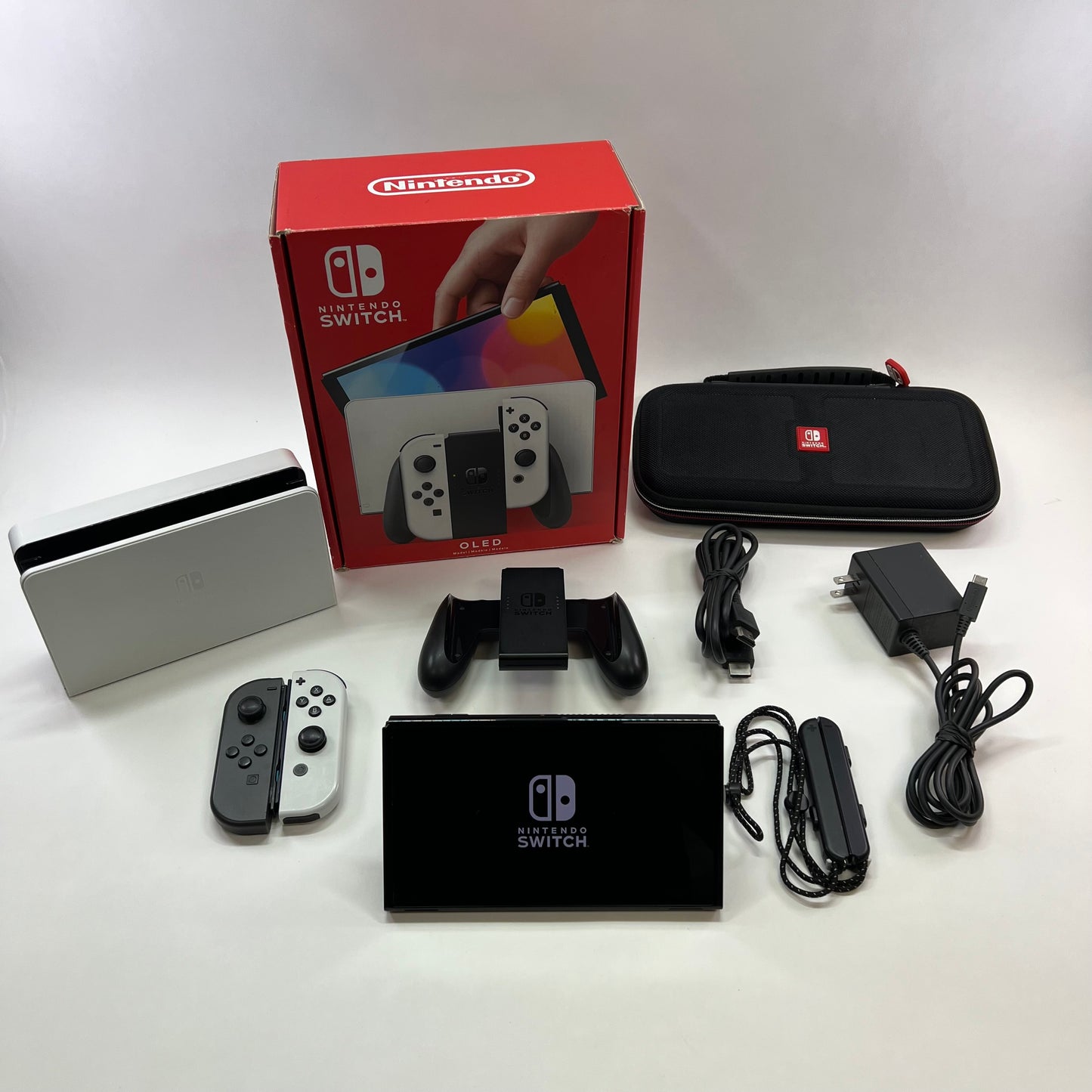 Nintendo Switch OLED Console Gaming System HEG-001 Arctic White READ DESCRIPTION