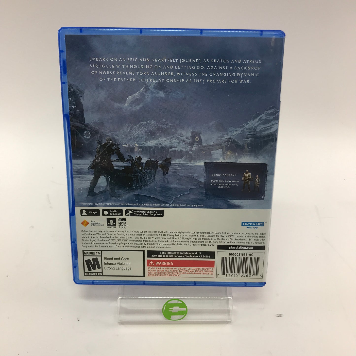 God of War: Ragnarok [Launch Edition] (Sony PlayStation 5 PS5, 2022) w Inserts