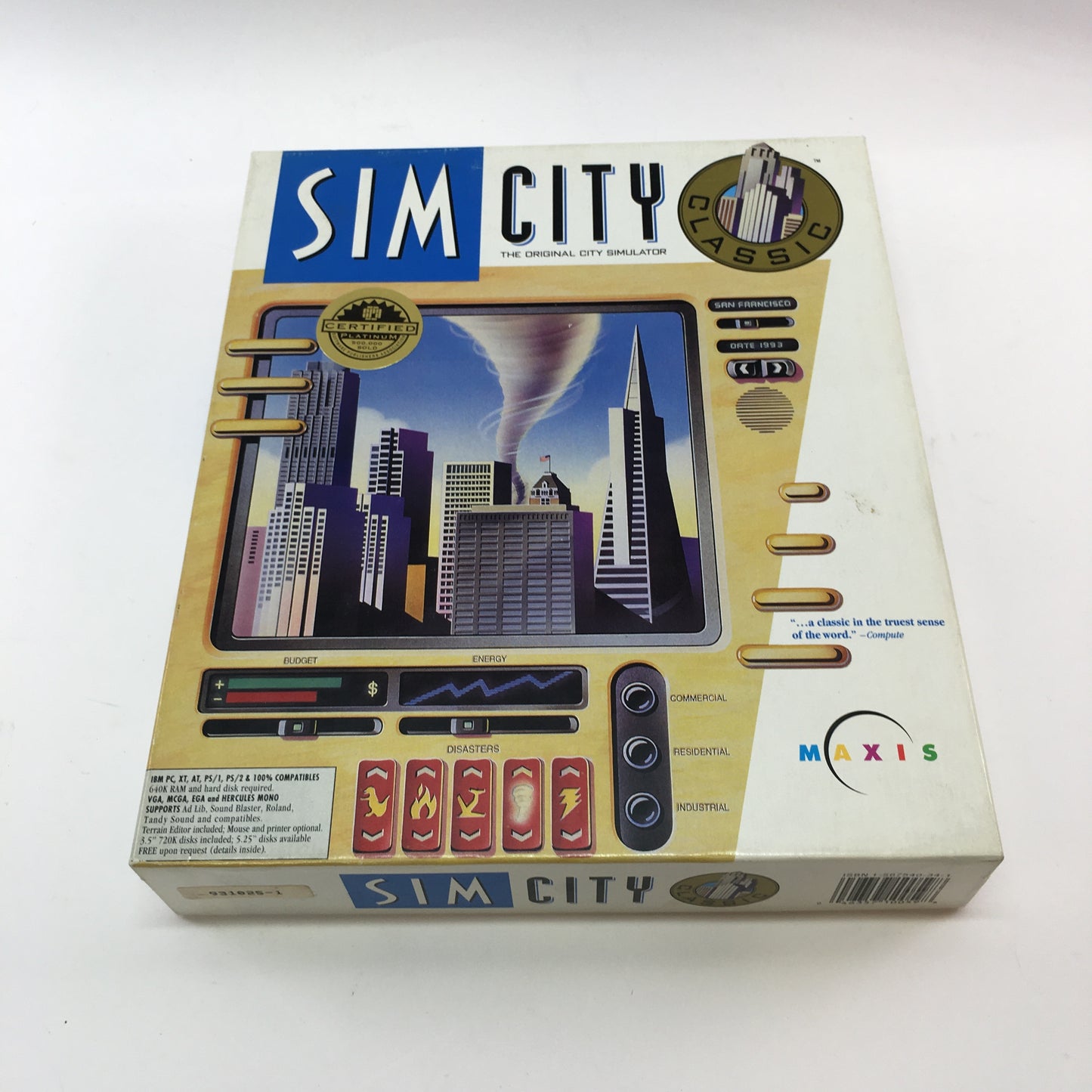 Maxis Sim City Bundle [Sim City, Sim City 2000, Sim Town and Sim Isle]