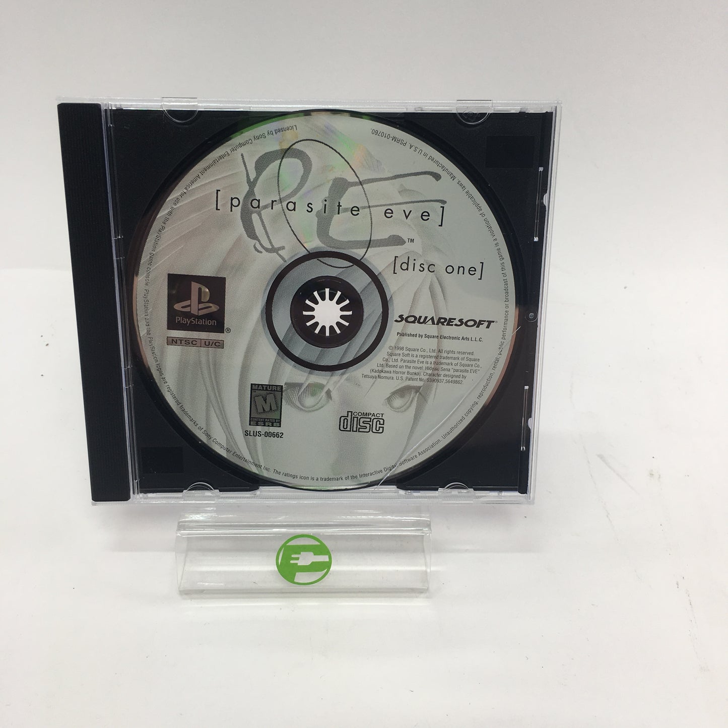 Parasite Eve (Sony PlayStation 1 PS1, 1998) Disc One Only