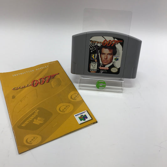 007 GoldenEye (Nintendo 64 N64, 1997) w/ Original Instruction Manual