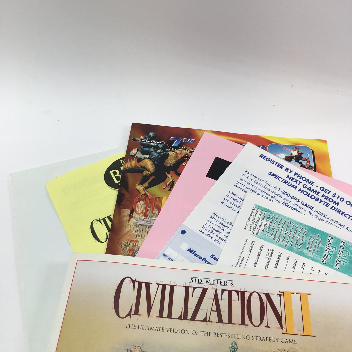Sid Meier's Civilization [2-5] and Avalon Hill's Advanced Civilization for PC