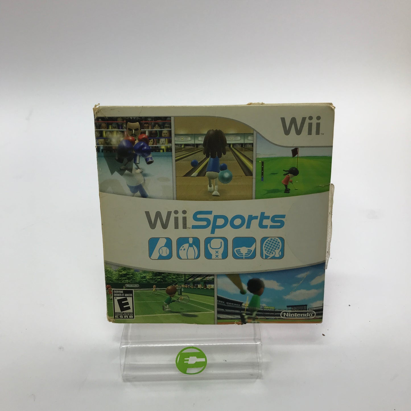 Nintendo Wii Video Game Console RVL-001 White w WiiSports Game CIB
