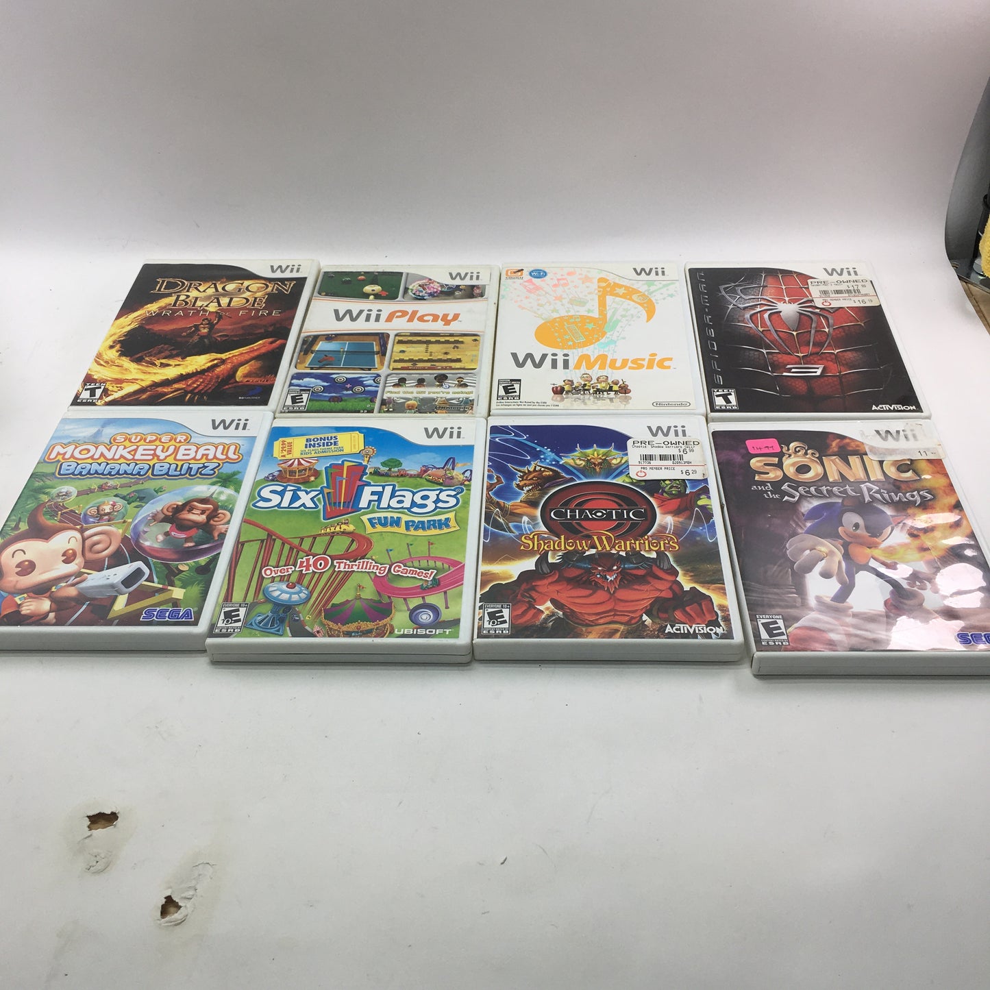 Lot of 55 Nintendo Wii Games [Mario Power Tennis, Donkey Kong, Just Dance, More]