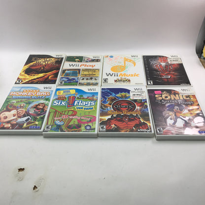 Lot of 55 Nintendo Wii Games [Mario Power Tennis, Donkey Kong, Just Dance, More]