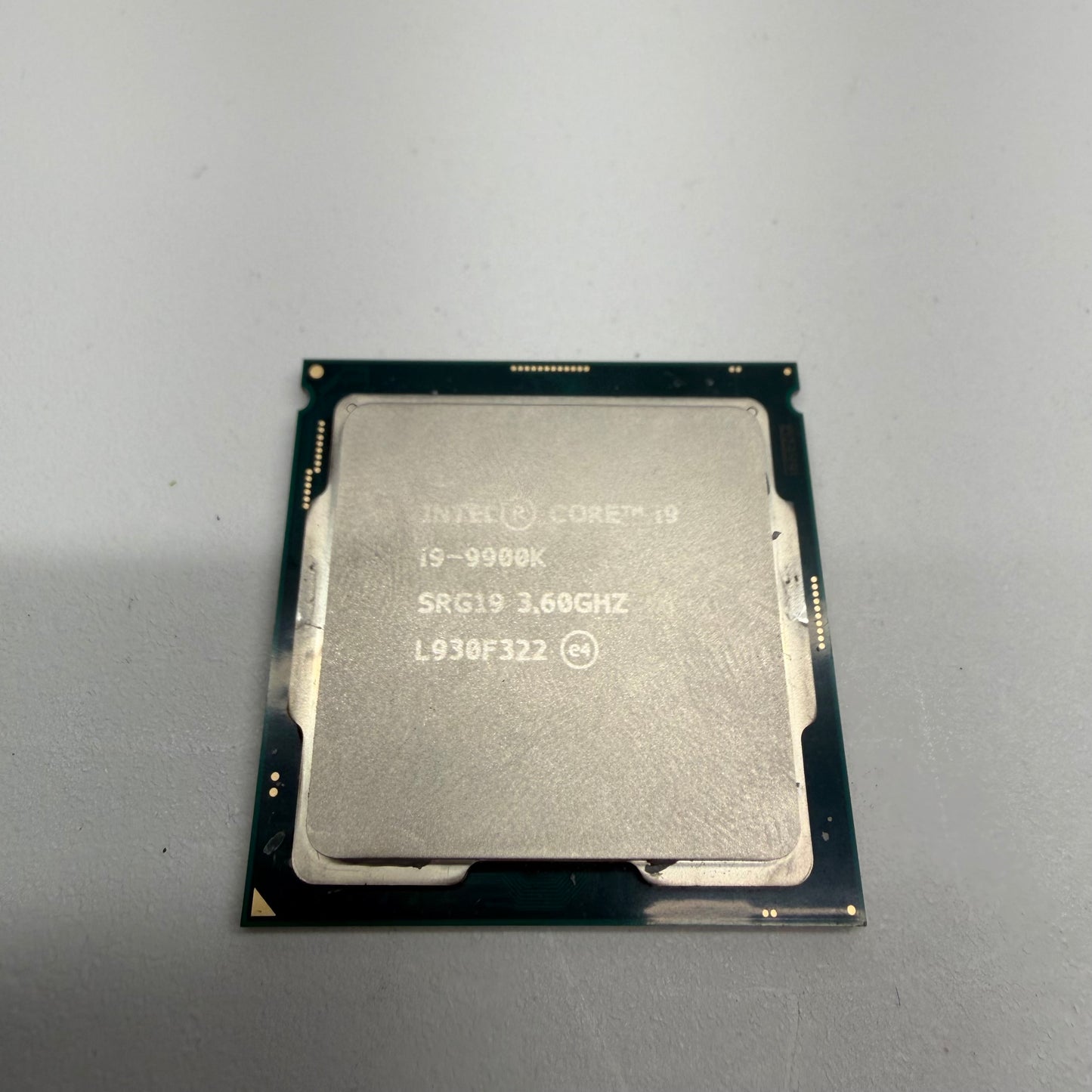 Intel Core i9-9900K 3.60GHz 8 Core SRG19 16 Thread LGA 1151