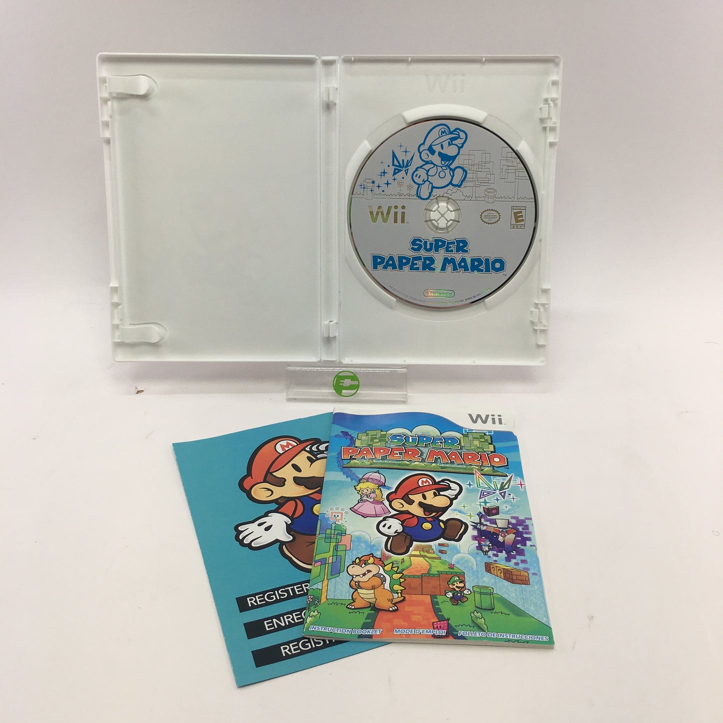 Super Paper Mario (Nintendo Wii, 2007) CIB