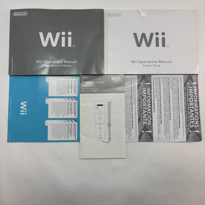 Nintendo Wii Video Game Console RVL-001 White