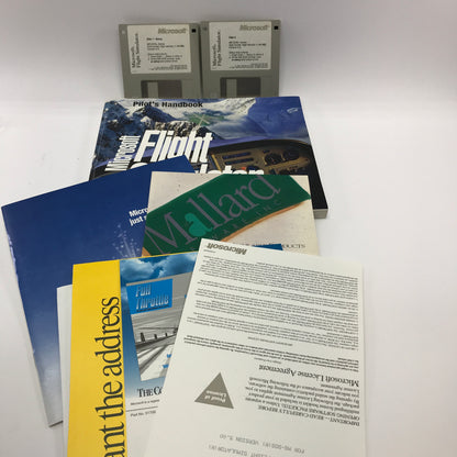 Microsoft Flight Simulator [MS-DOS] (PC, 1994) Complete in Original Box, CIB