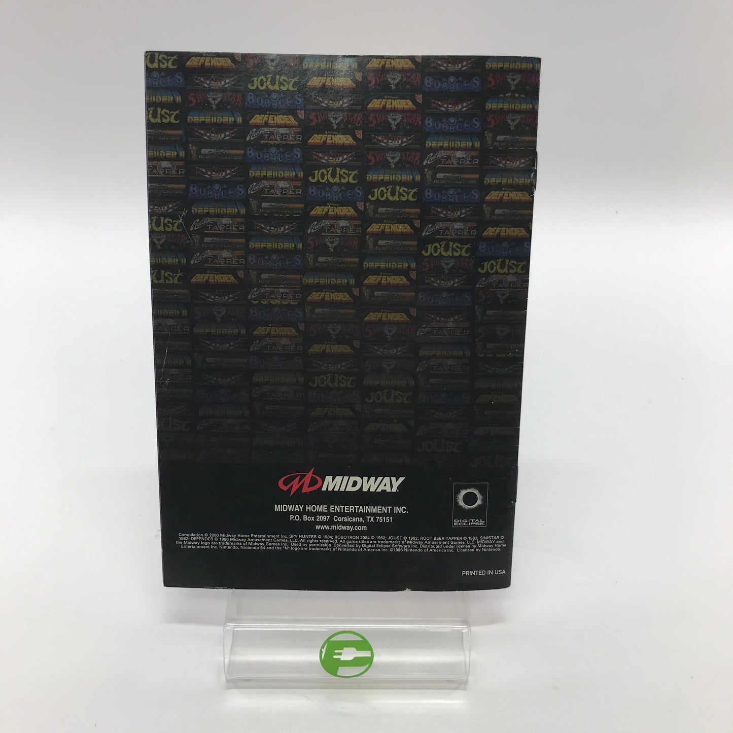 Greatest Arcade Hits Volume 1 (Nintendo 64 N64, 2000) Tested Works