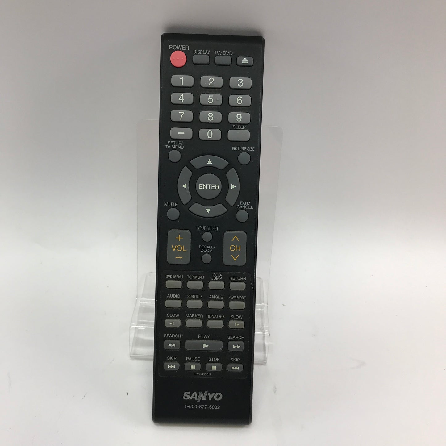 Sanyo TV Remote Genuine OEM for Sanyo TV DVD Combo