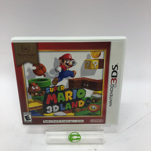 Super Mario 3D Land[Nintendo Selects](Nintendo 3DS 2018)w Original Box No Manual