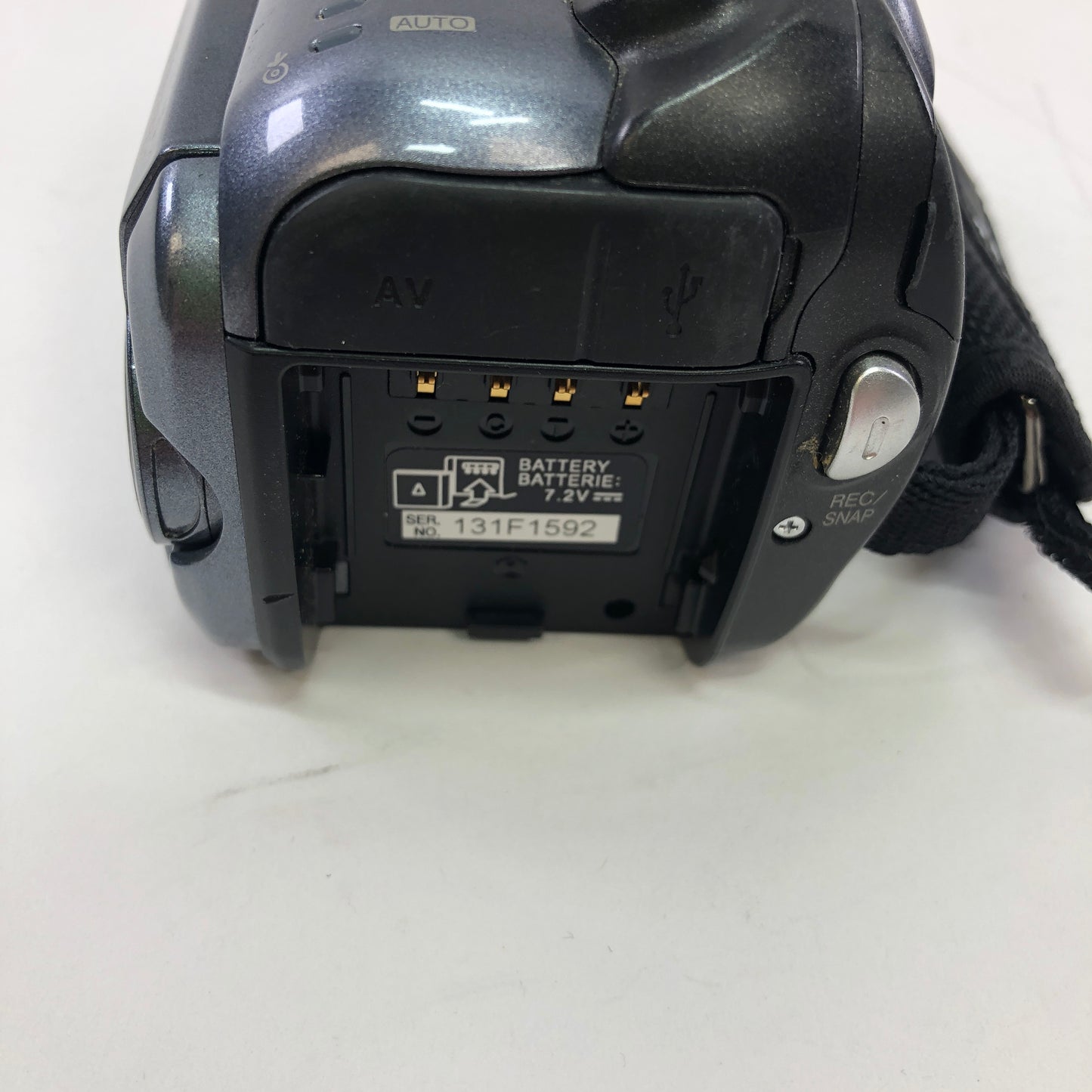 Broken JVC EVERIO GZ-MG37U Hard Disk Camcorder No Battery Parts Only