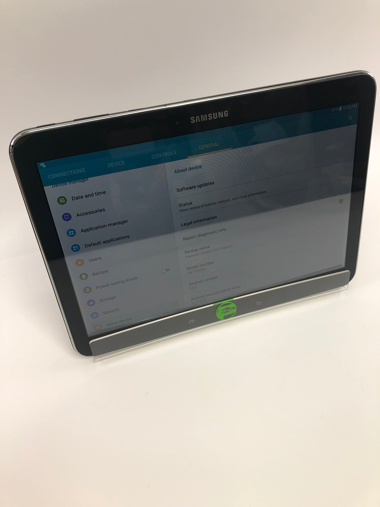 WiFi Only Samsung Galaxy Tab 4 10.1" 16GB Black SM-T530NU, Tested, Working