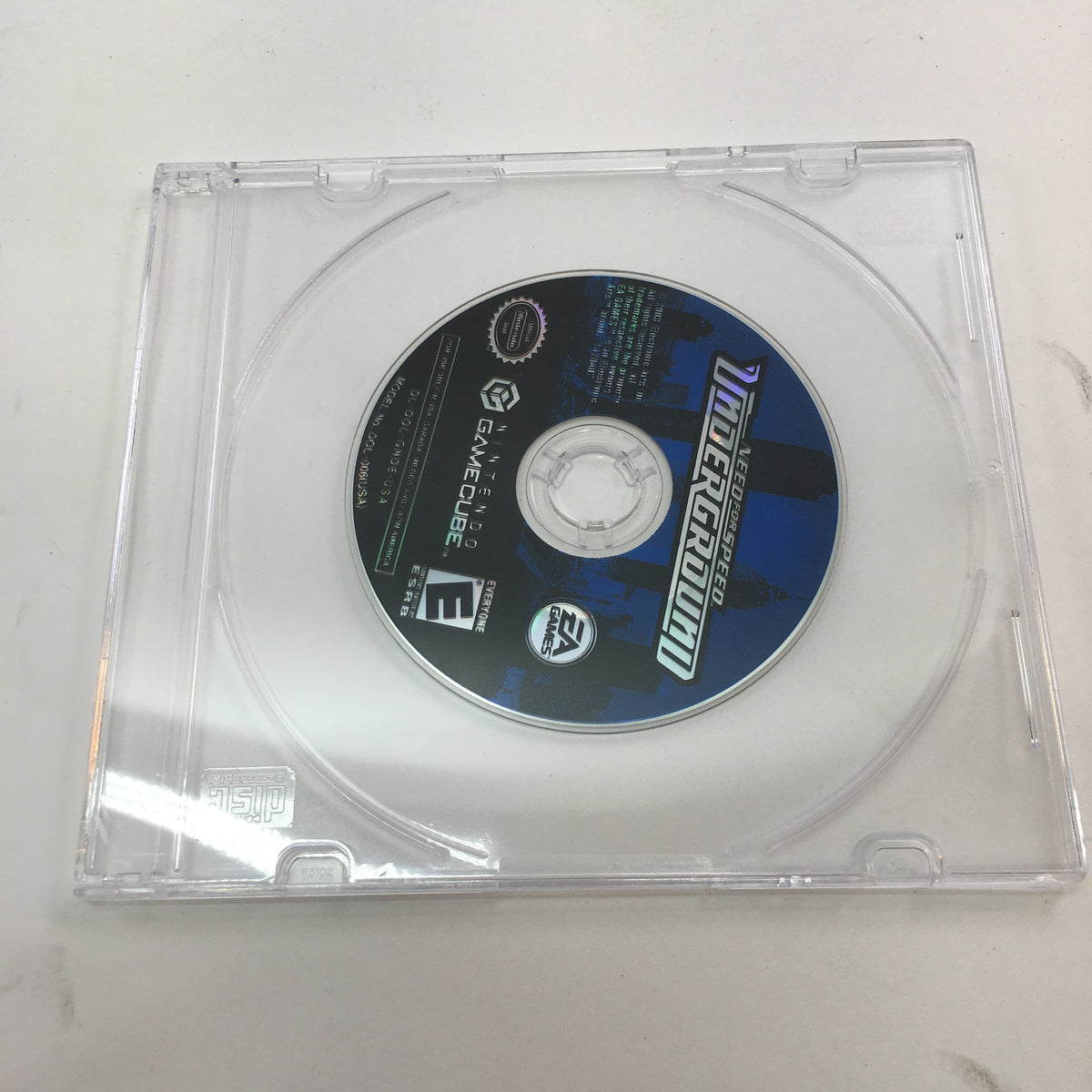Need for Speed Underground (Nintendo GameCube, 2003) Disc Only