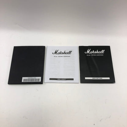 Marshall Willen Portable Bluetooth Speaker Black Tested and Working