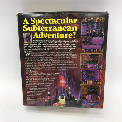 Menzoberranzan (PC, 1993) Complete in Original Box w/ Inserts, CIB