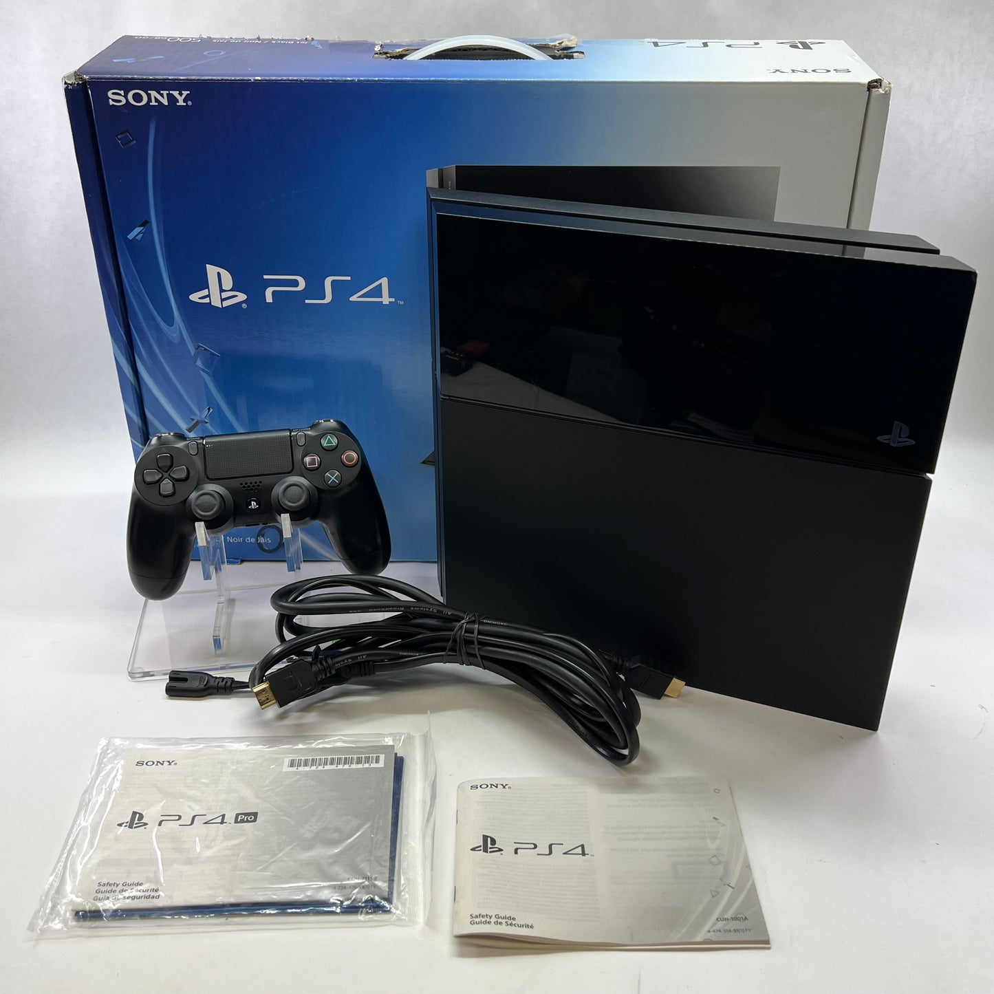 Sony PlayStation 4 PS4 500GB MB071766331 + HDMI Cable + Power Cable + Genuine Controller