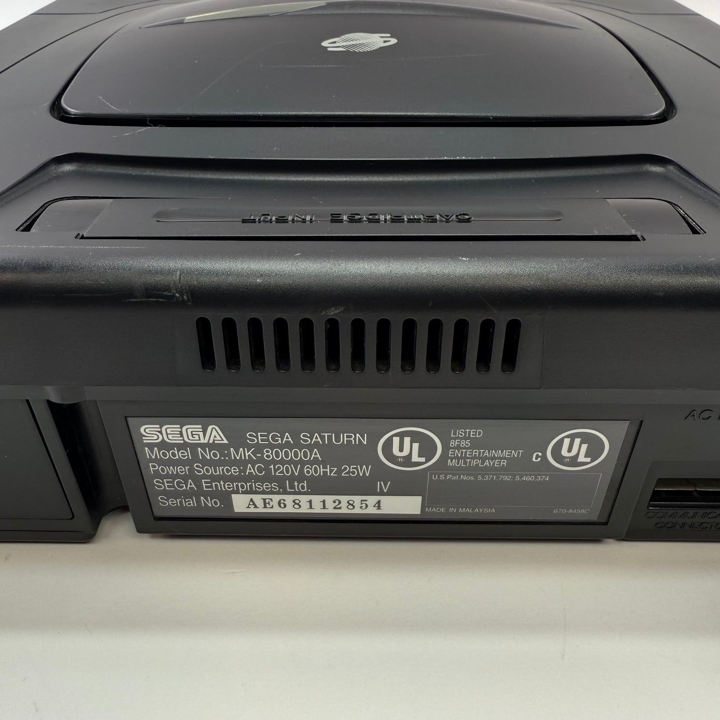 Sega Saturn Model 1 Handheld Video Game Console Black MK-80000A