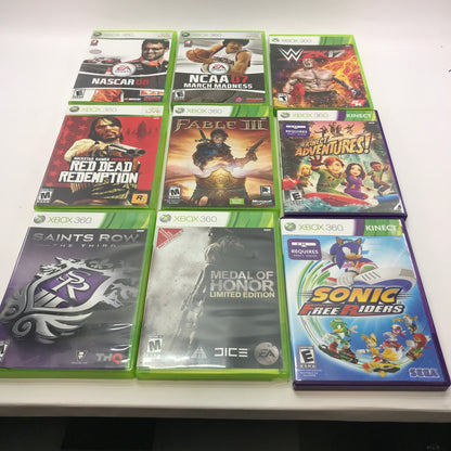 Lot of 133 Microsoft Xbox 360 Games [Call of Duty, Gears of War and More]