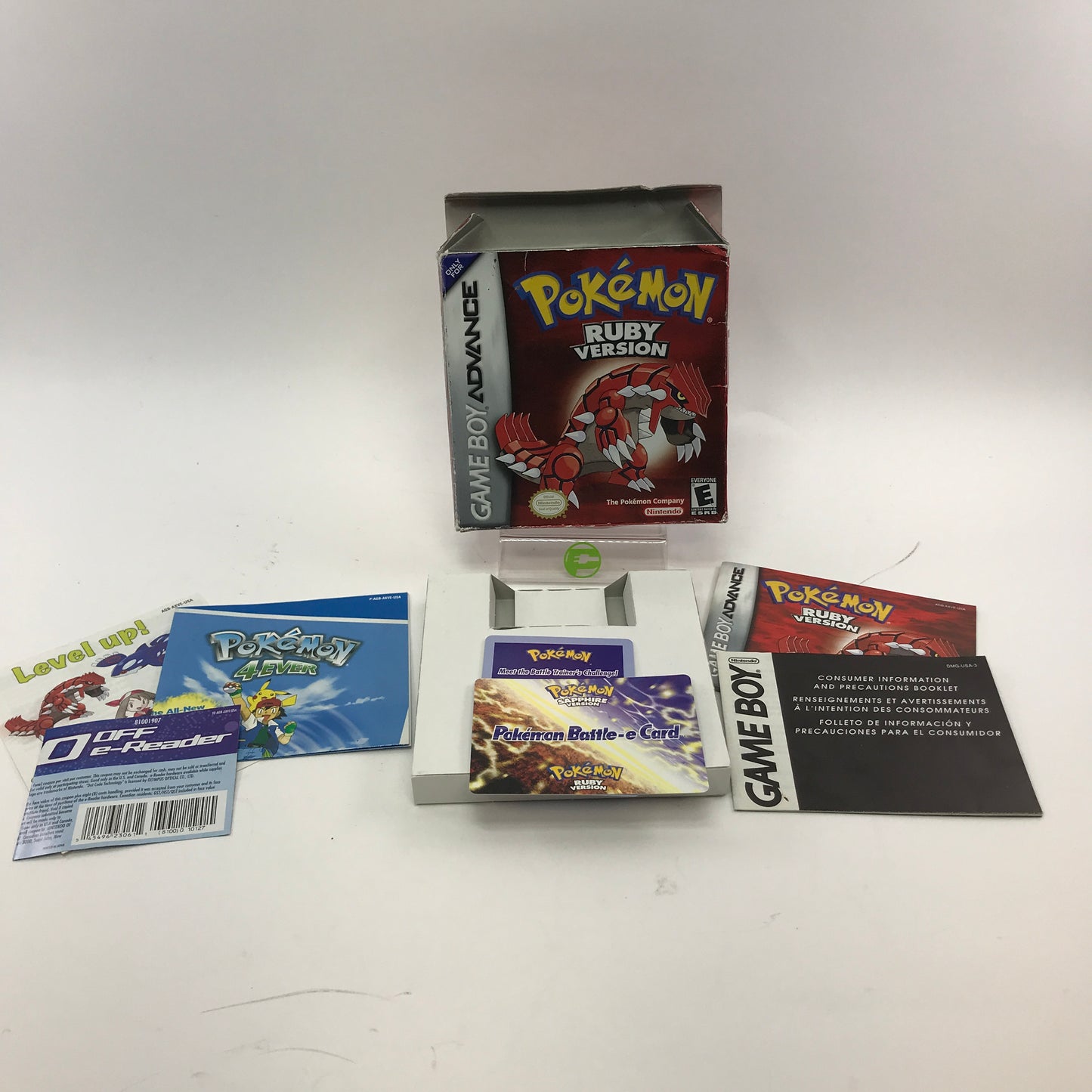 Pokemon Ruby  (Nintendo GameBoy Advance, 2003) No Game Box Only All Inserts