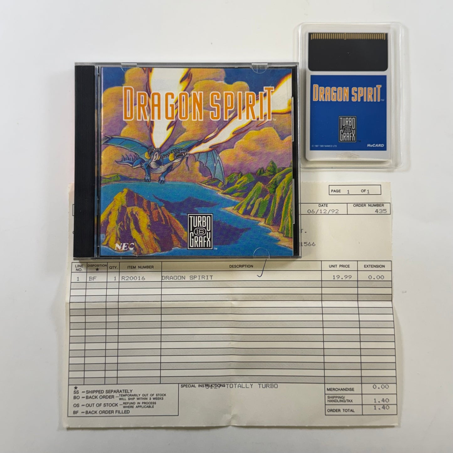 Dragon Spirit (TurboGrafx-16, 1989)