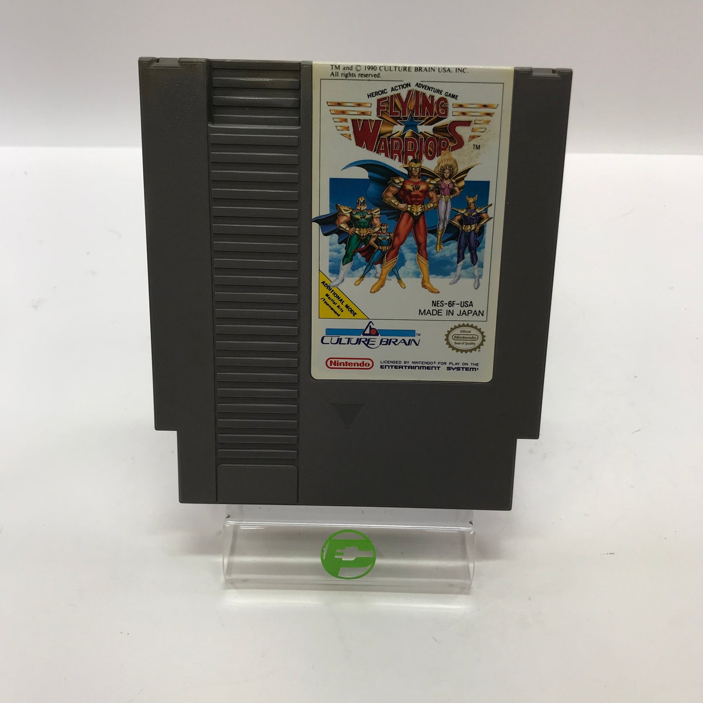 Flying Warriors (Nintendo NES, 1985) Tested Works
