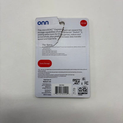 New Onn MicroSDXC 512GB 2535B
