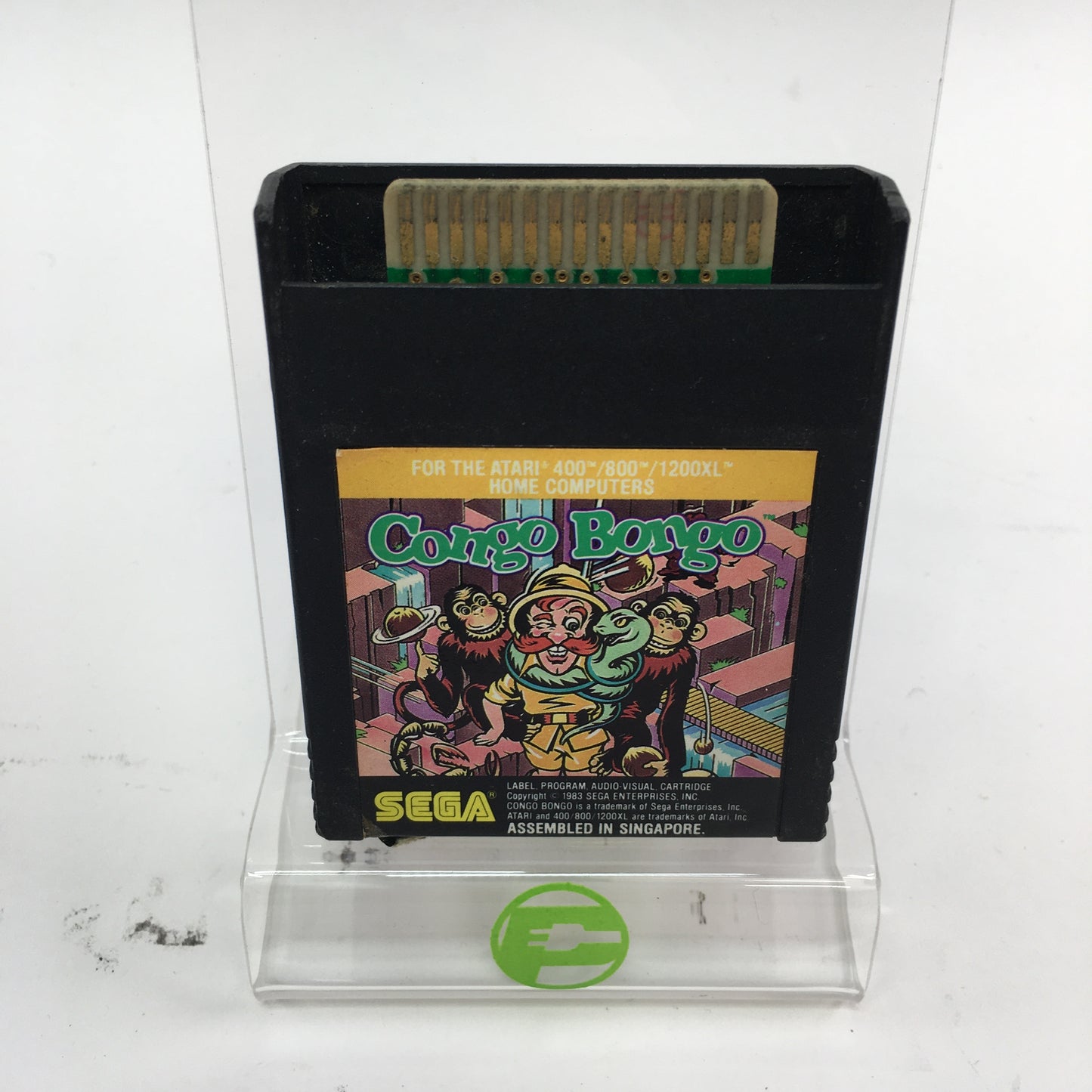 Congo Bongo (Atari 400, 1982) Cartridge Only Vintage Game