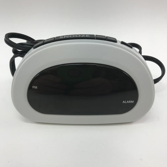 Sharp Basic Small Digital Alarm Clock SPC-089, Snooze, Red Numbers