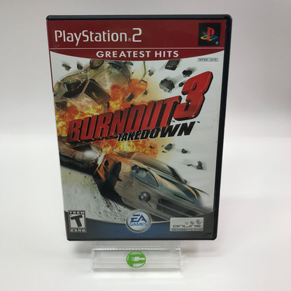 Burnout 3 Takedown [Greatest Hits] (Sony PlayStation 2 PS2, 2004) CIB