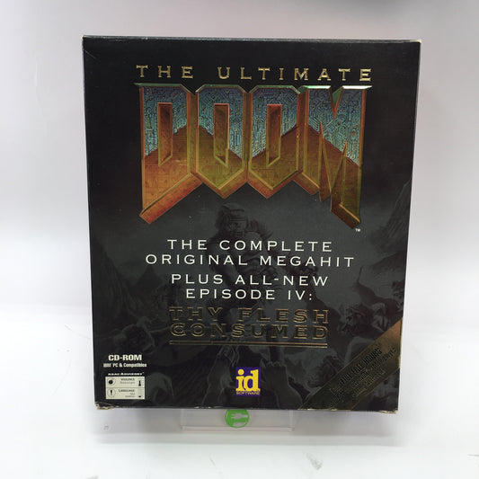 Ultimate Doom (PC, NaN) Complete in Original Box w/ Poster, CIB, No Scratches
