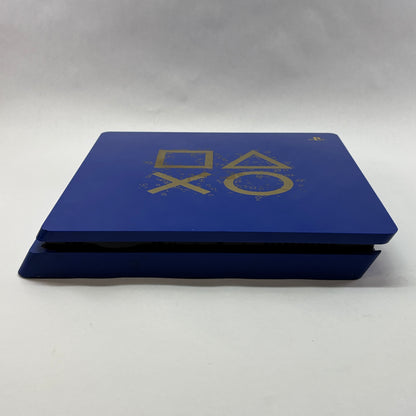 Sony Ps4 Slim Days of Play 1TB blue Console Gaming System CUH-2115B