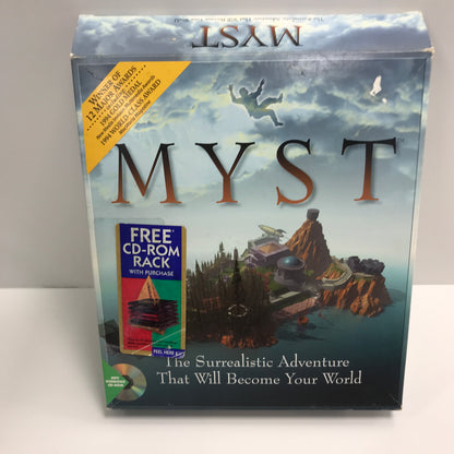 Myst (PC, 1994) Complete in Original Big Box w/ Manual, CIB