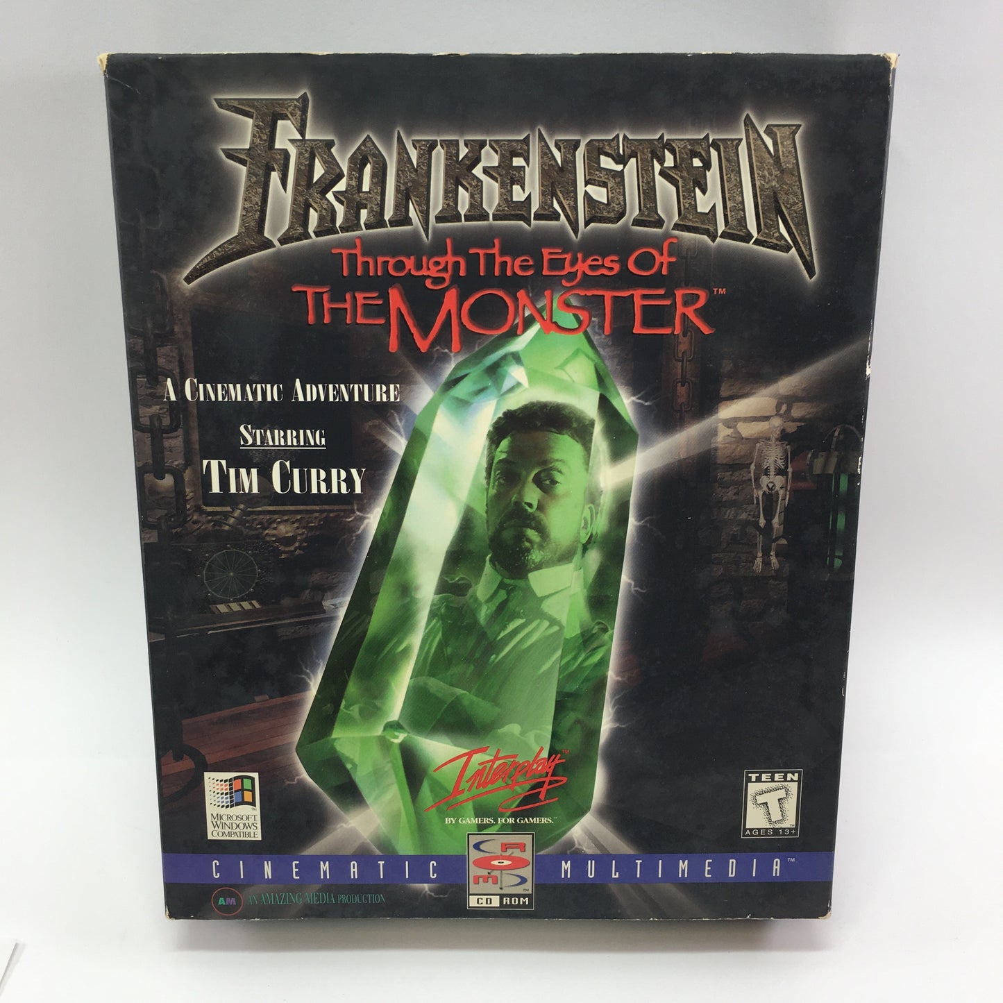 Frankenstein: Through the Eyes of the Monster (PC, 1994) in Original Big Box